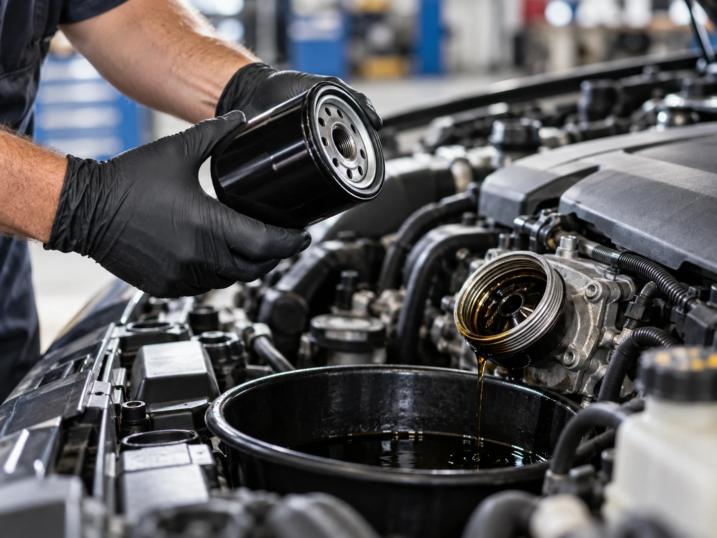 Motor yağı ve filtre değişimi